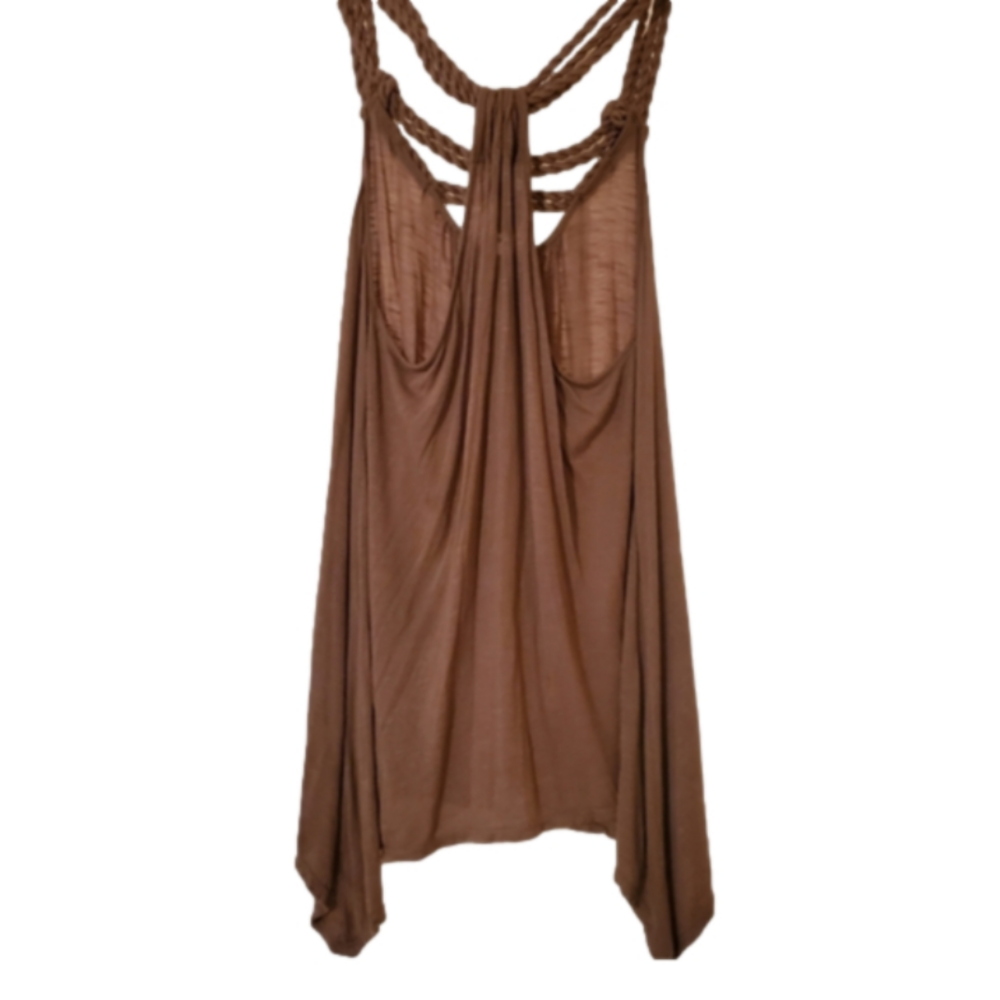 American Rag braided rope boho tank top. - Picture 2 of 8